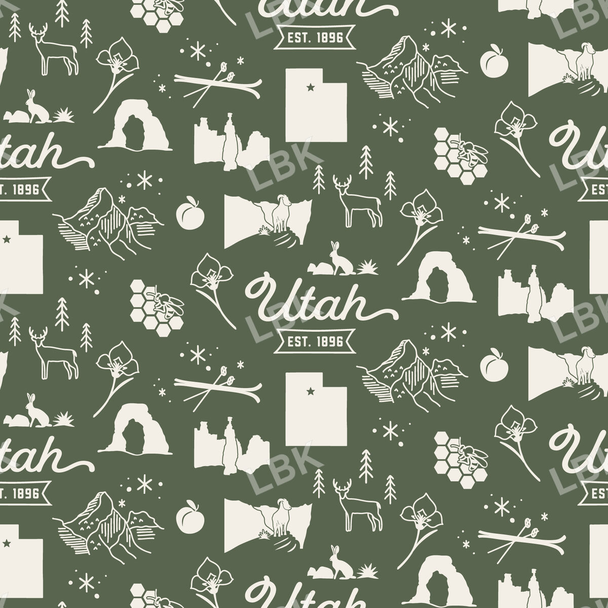 Utah-forest green