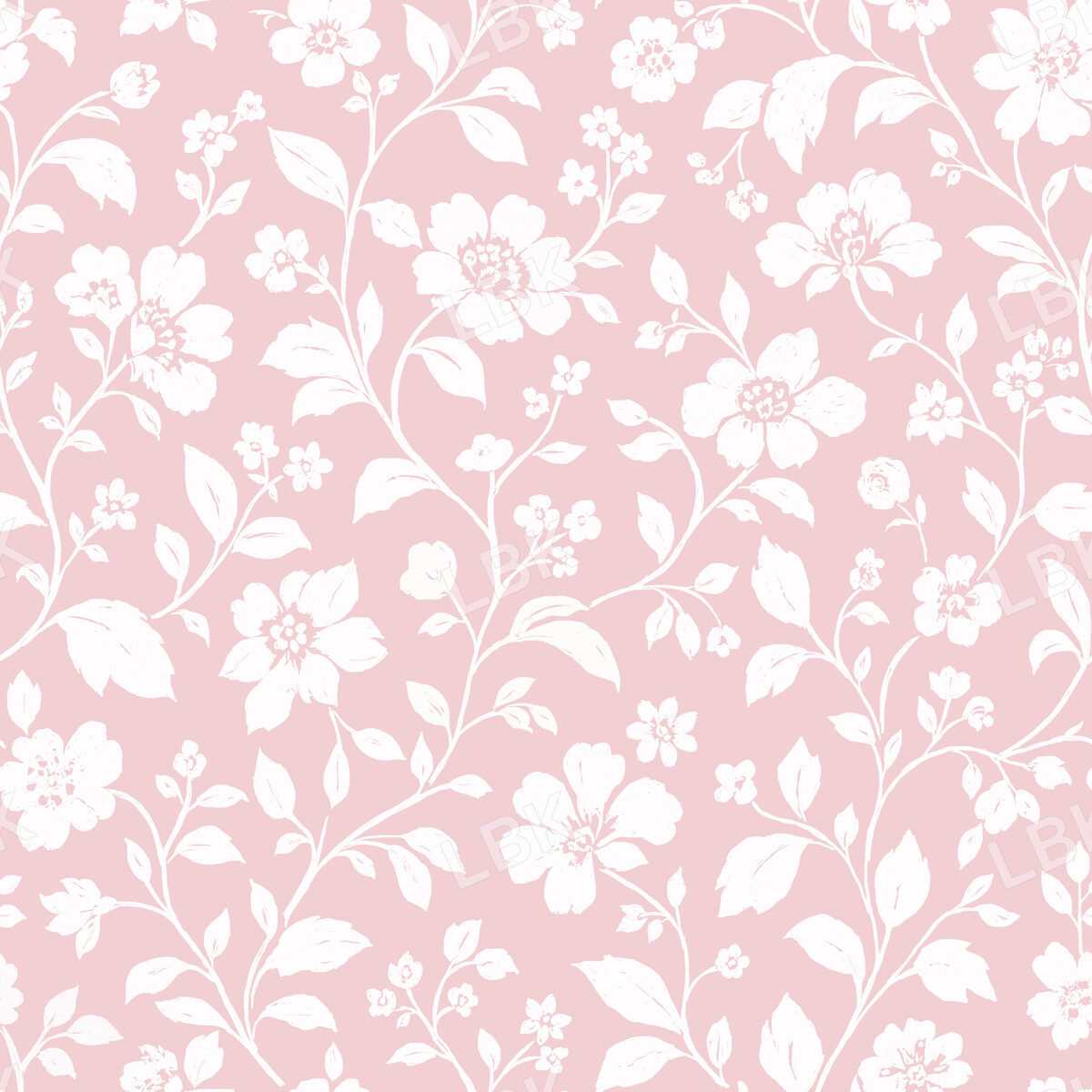 Floral Toile-Rose