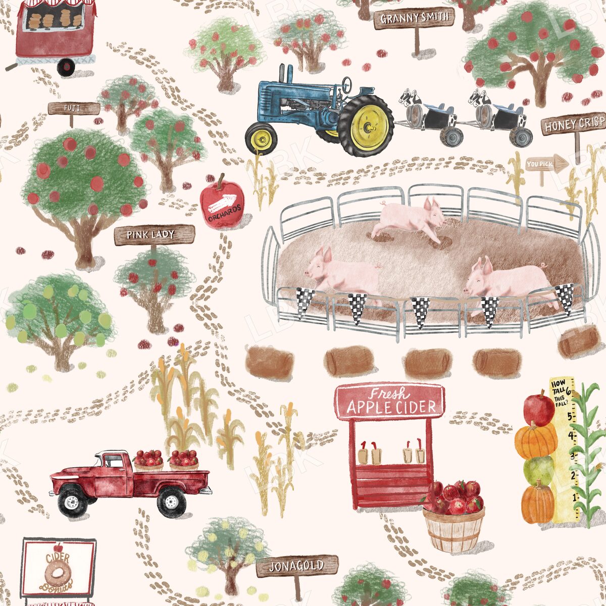 Fall fest at the Apple Orchard cream