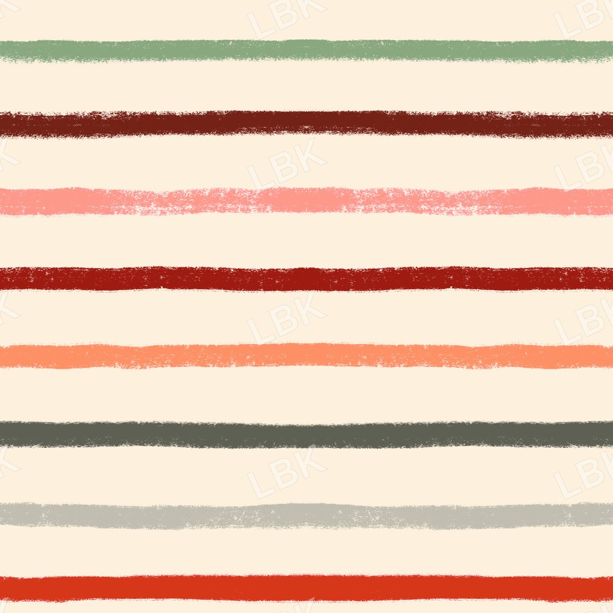 Cream multicolor fall gouache plaid