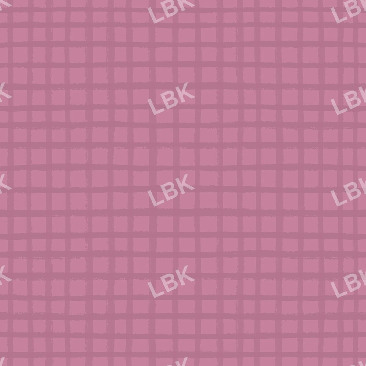 Sketched Gingham Purple Mauve