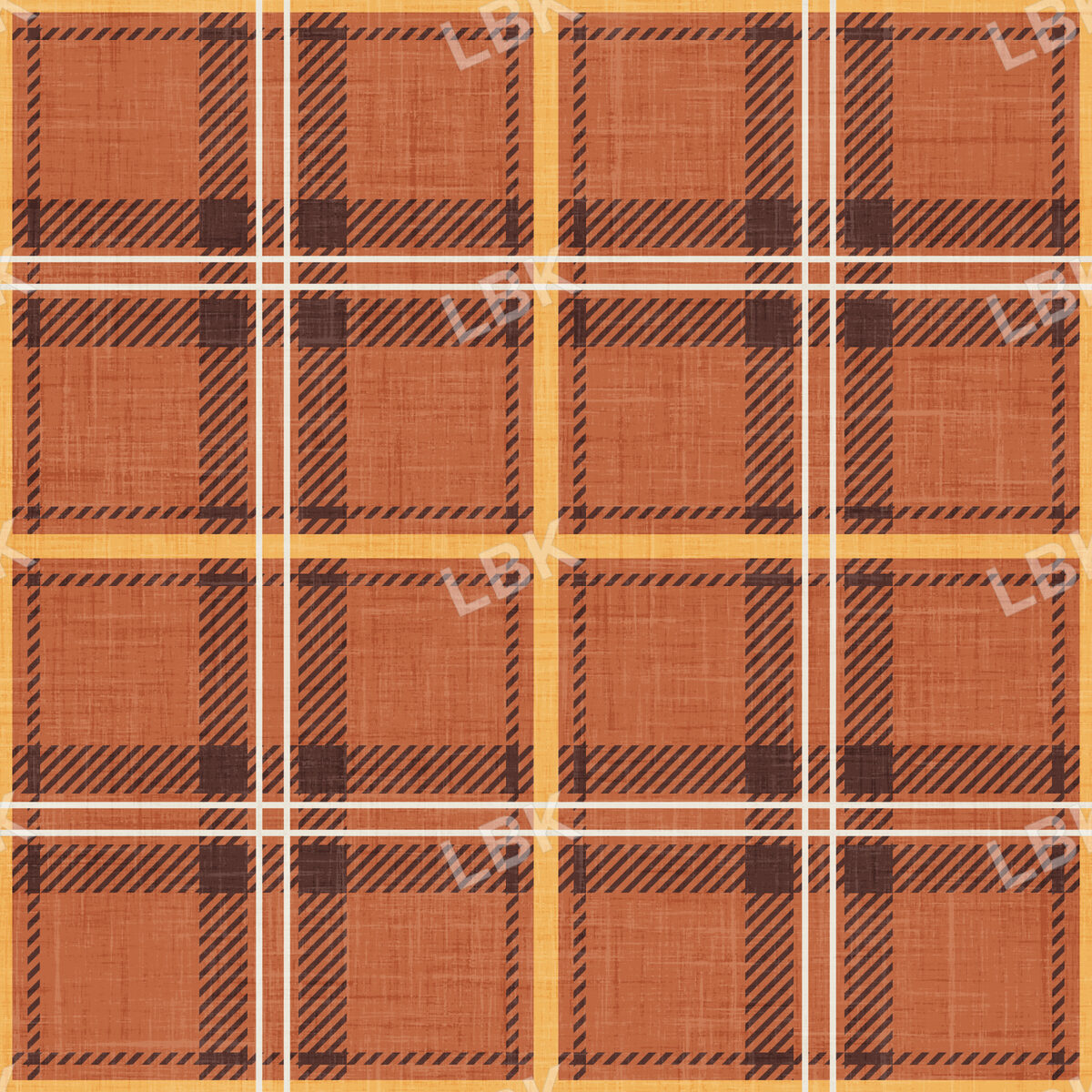 Faux Flannel Scarecrow Plaid