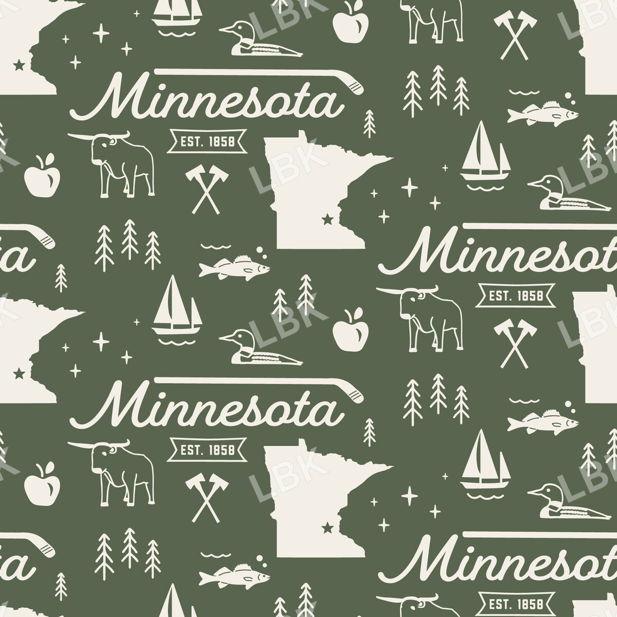 Minnesota-forest green