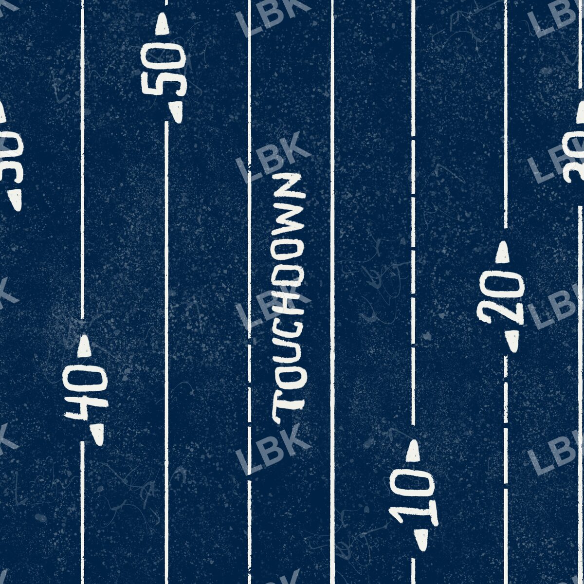 Denver navy touchdown stripe