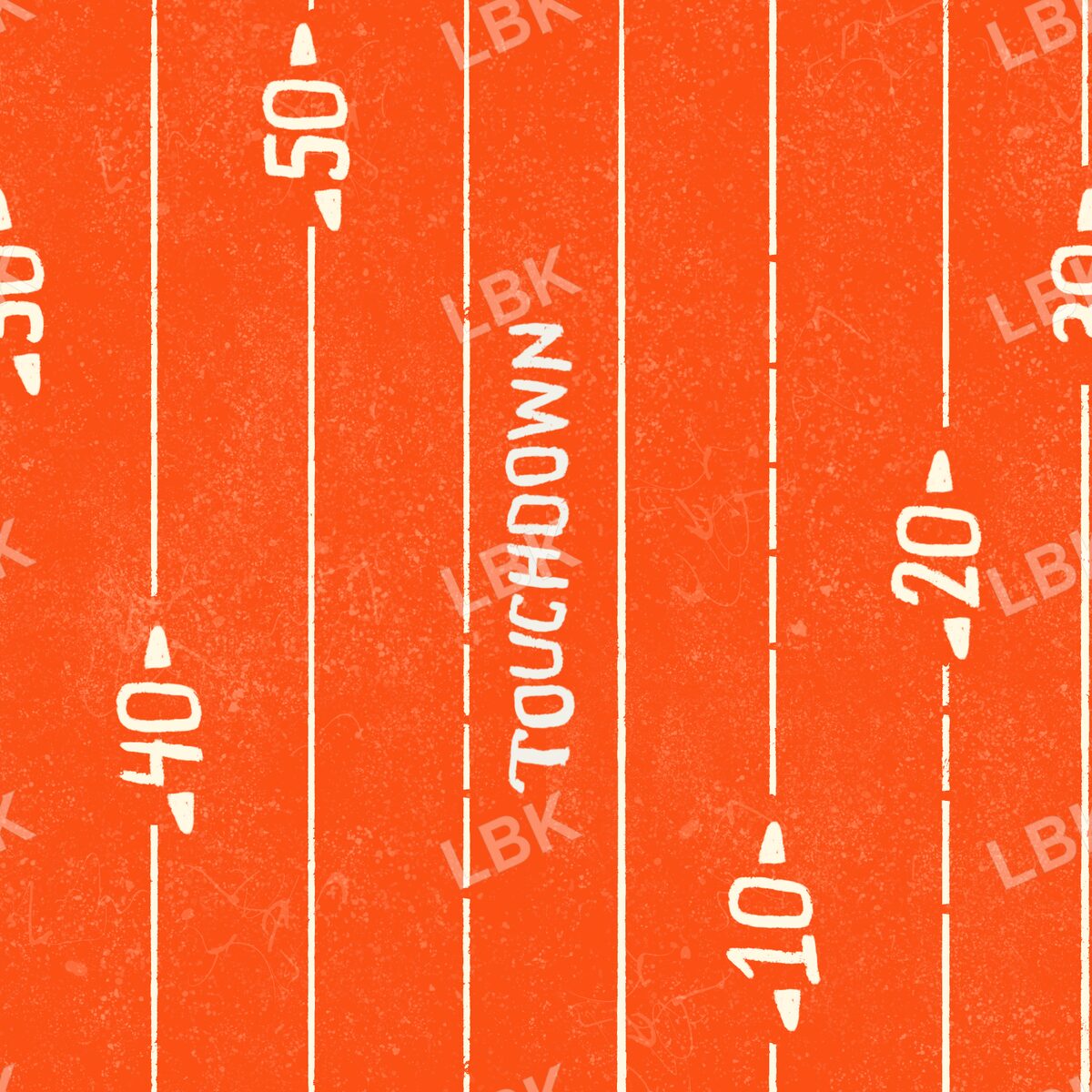 Cincinnati orange touchdown stripe