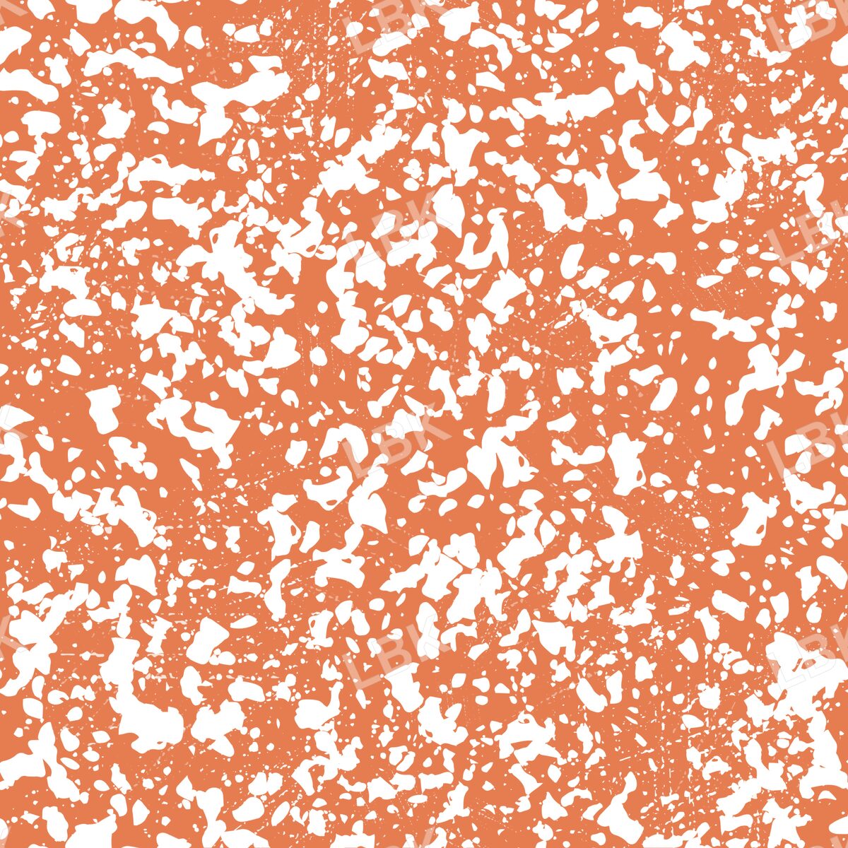 Composition notebook abstract splatter orange