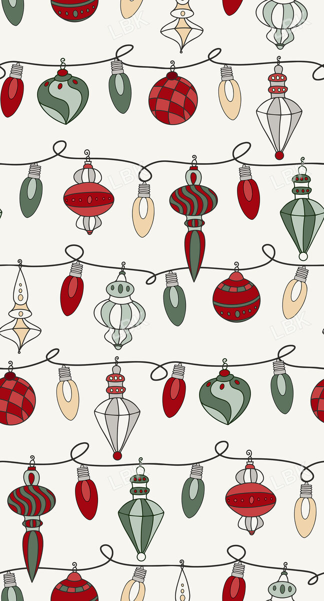 Classic Christmas Ornament White