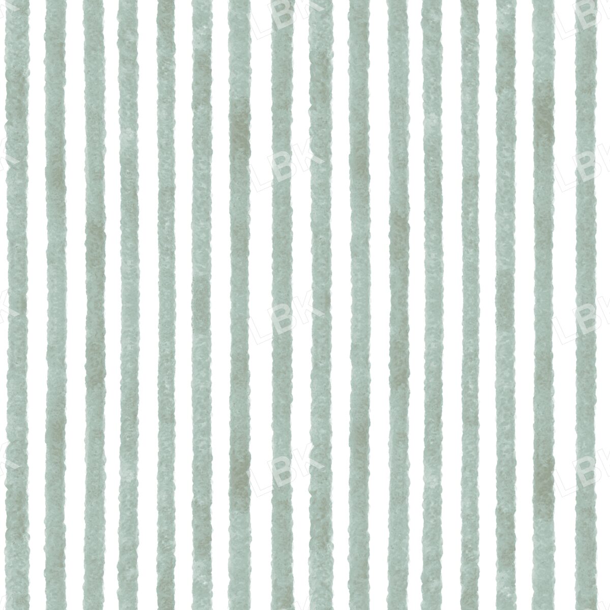 Sage and white watercolor stripe