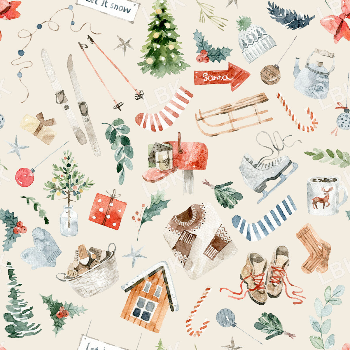 Alpine Christmas on Cream