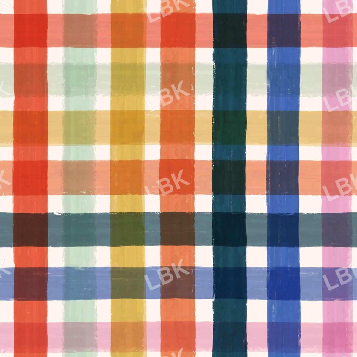 Color fall plaid