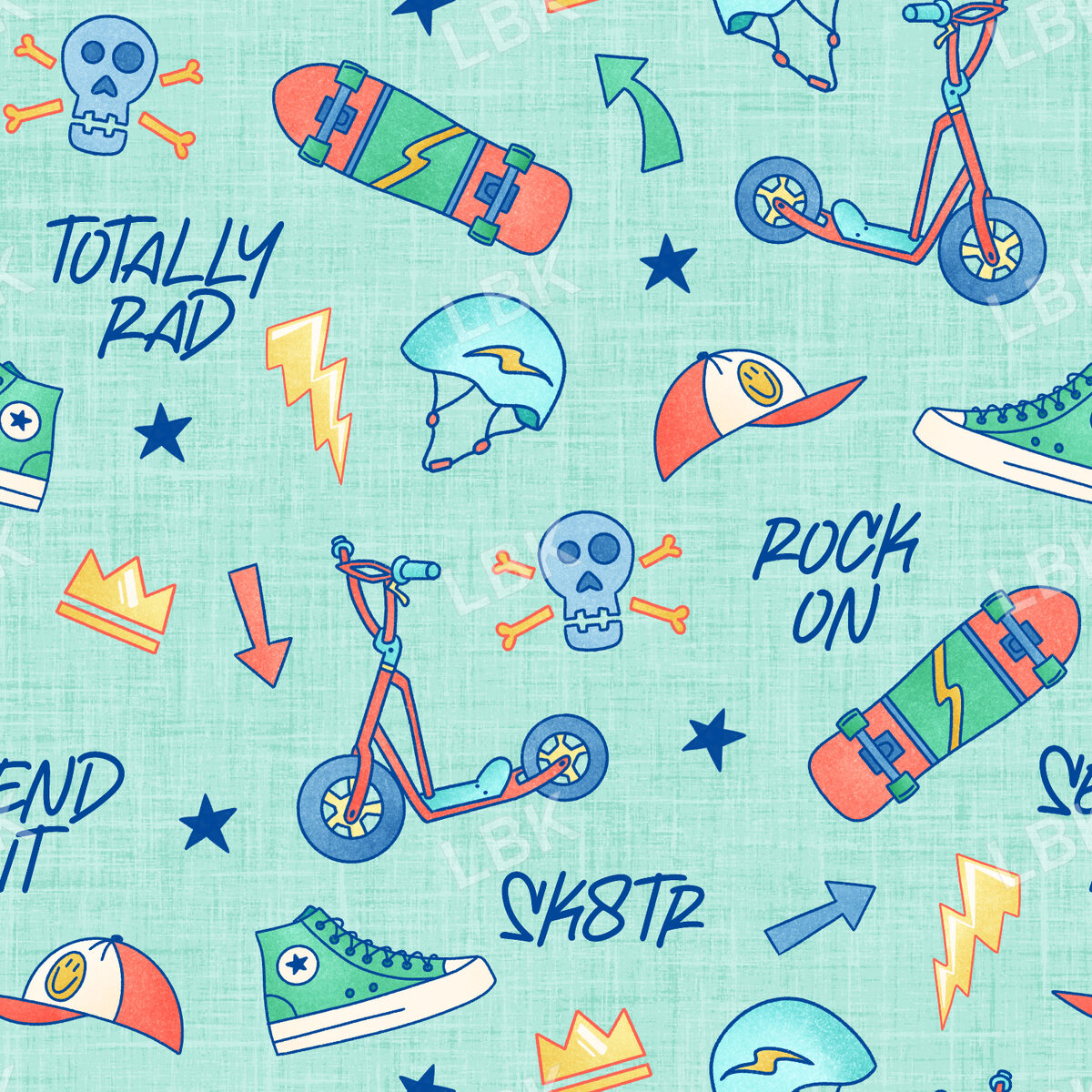 Skate Park Boy Gear Mint