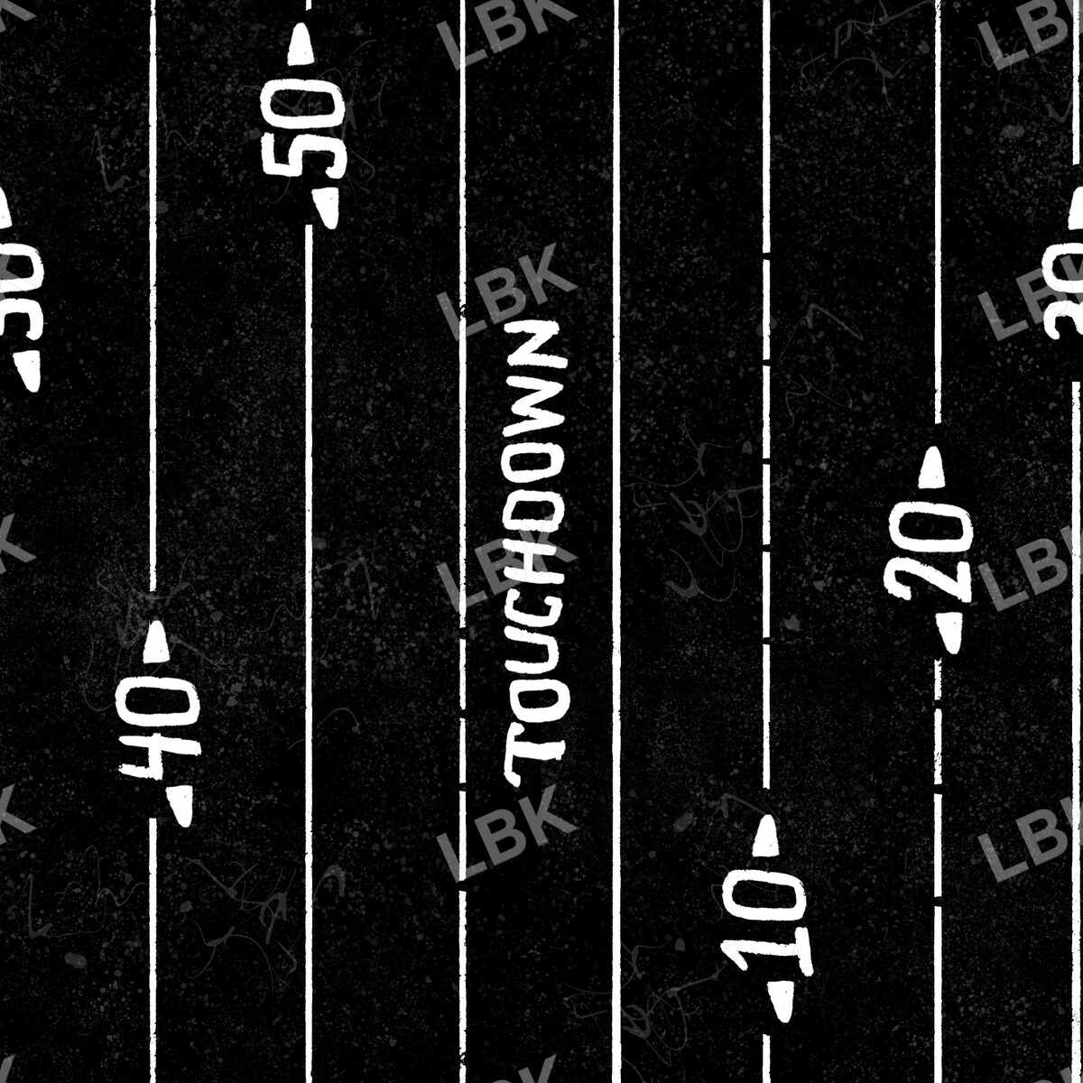 New Orleans touchdown stripe black