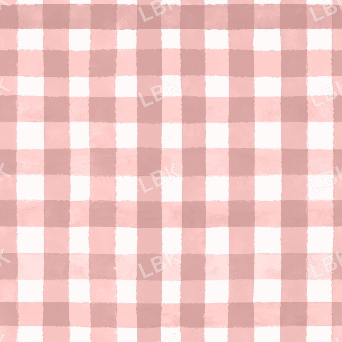Posy pink gingham