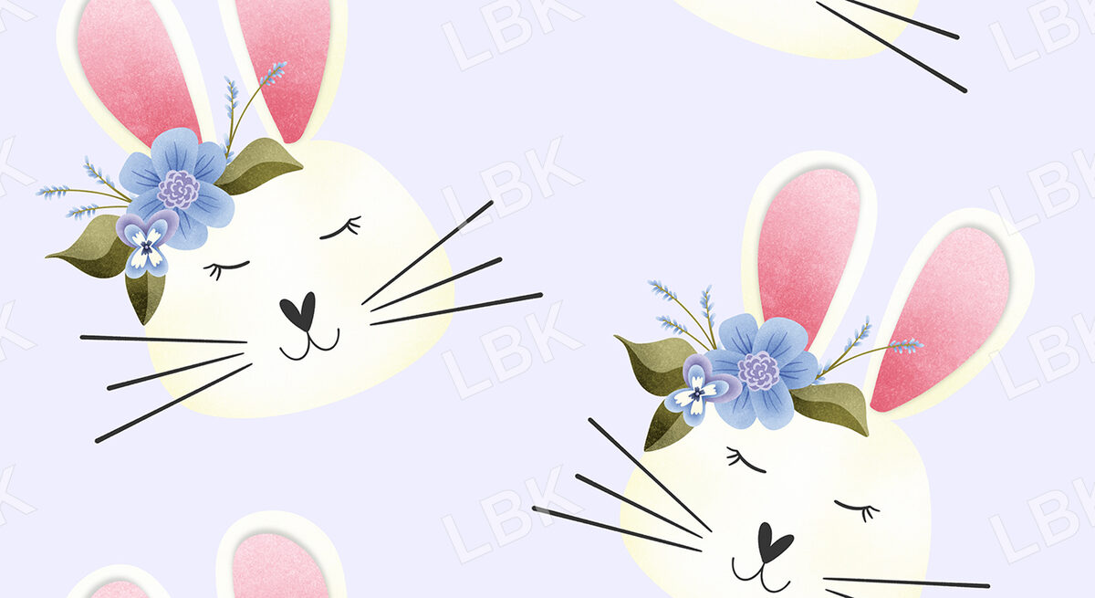 Hoppy Easter Honey Bunny Purple