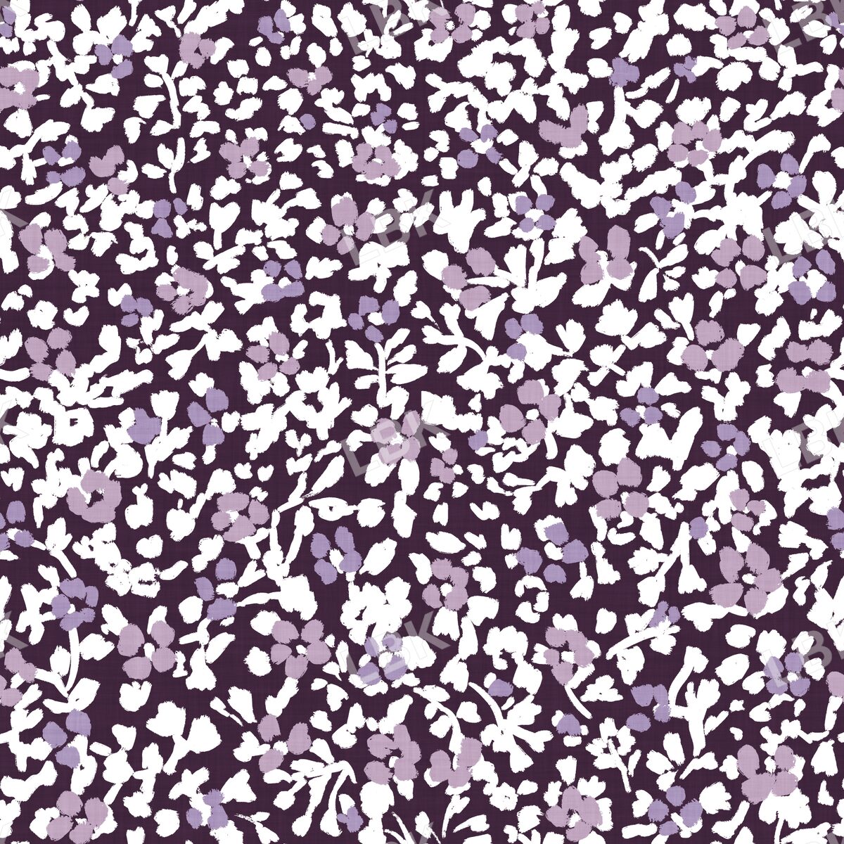 Laced posies dark purple