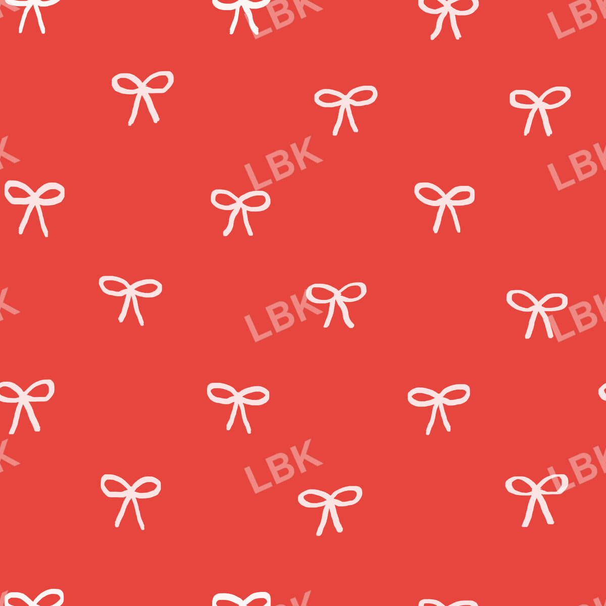 Christmas Ribbons-Red