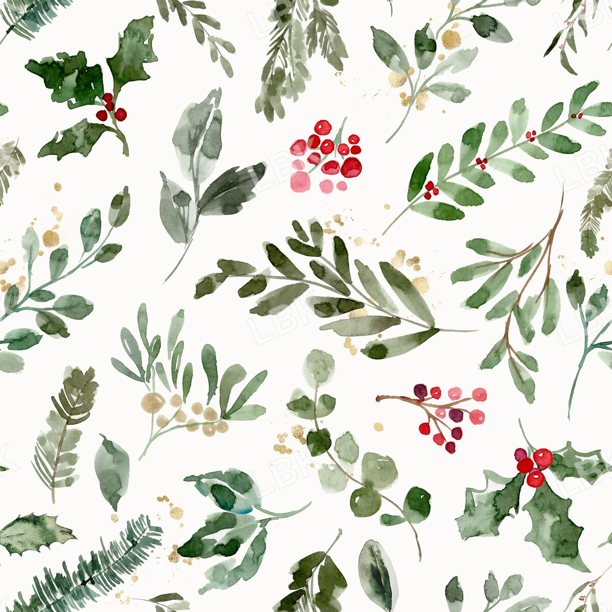 Christmas Winter Greenery