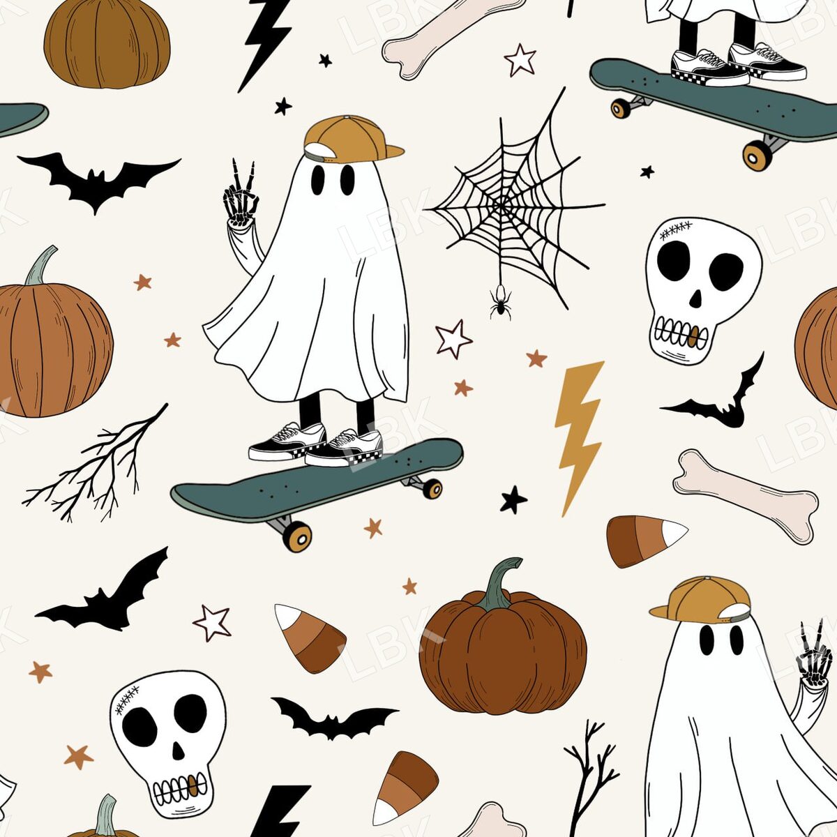 Skater Ghost Halloween