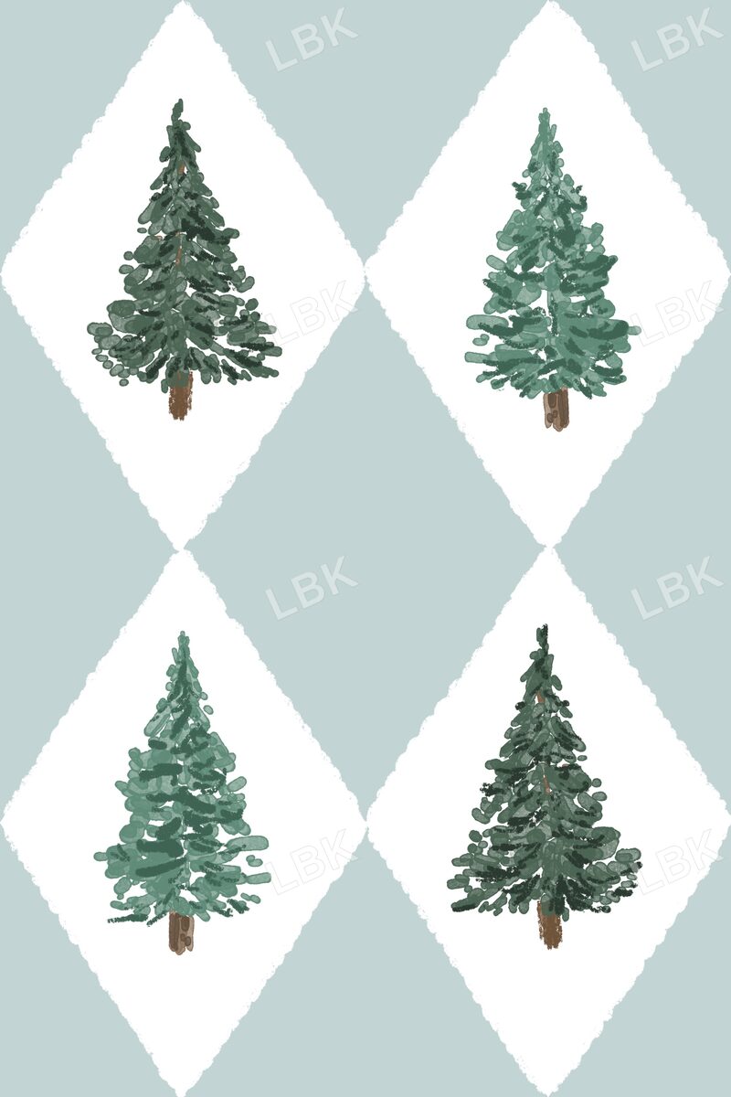 Tree argyle blue spruce