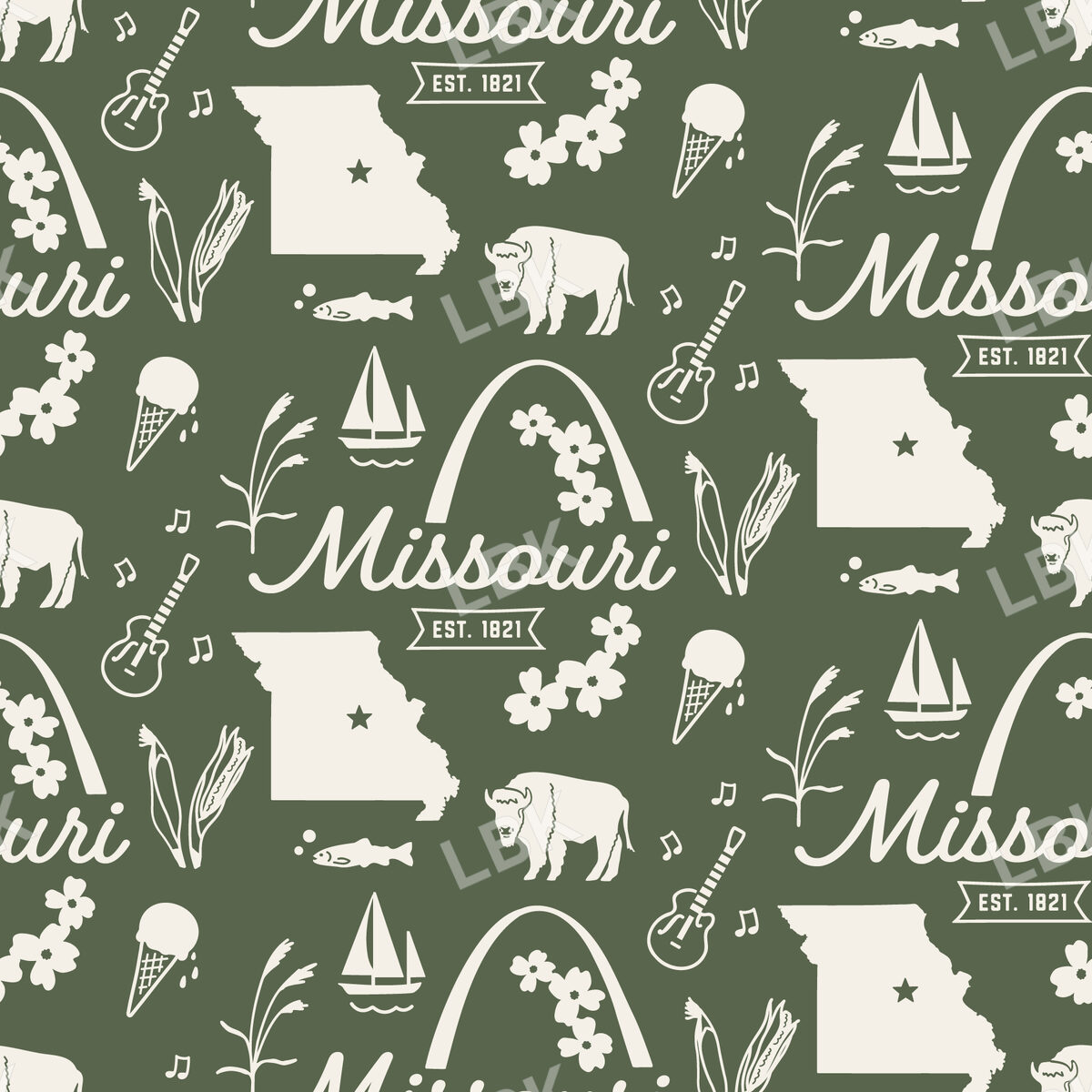Missouri-forest green