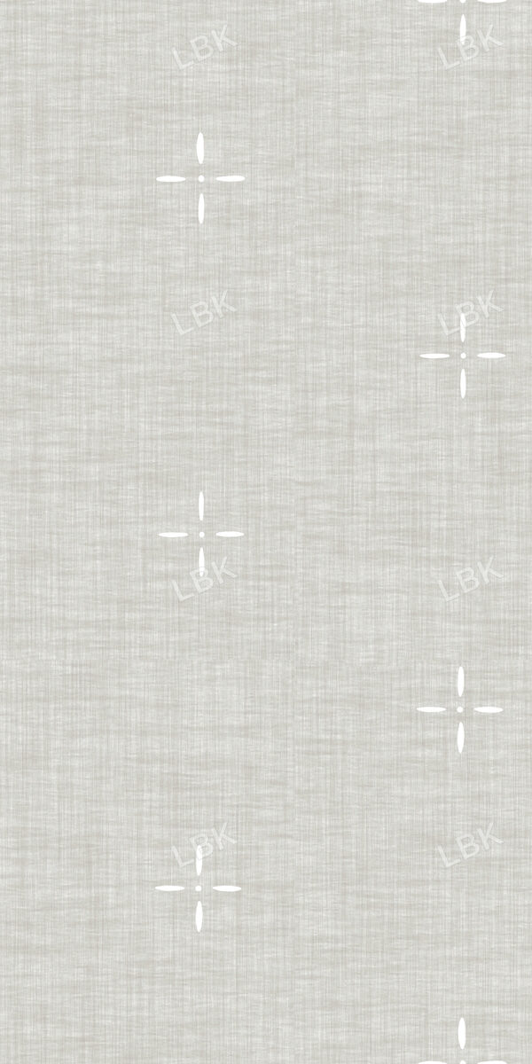 Soft Cross Dot on Linen Ash