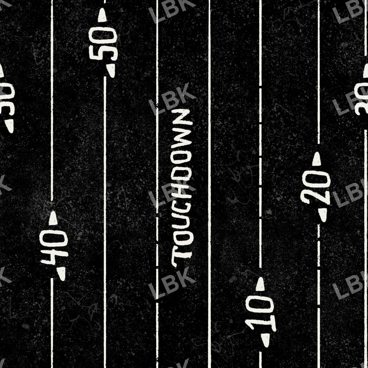 Black touchdown stripe
