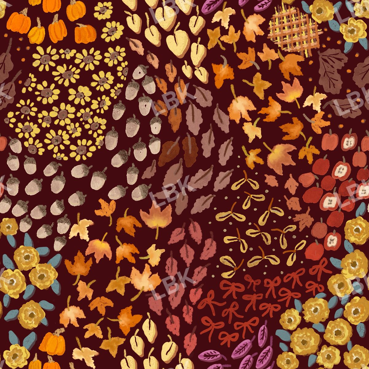 Falling for autumn mahogany
