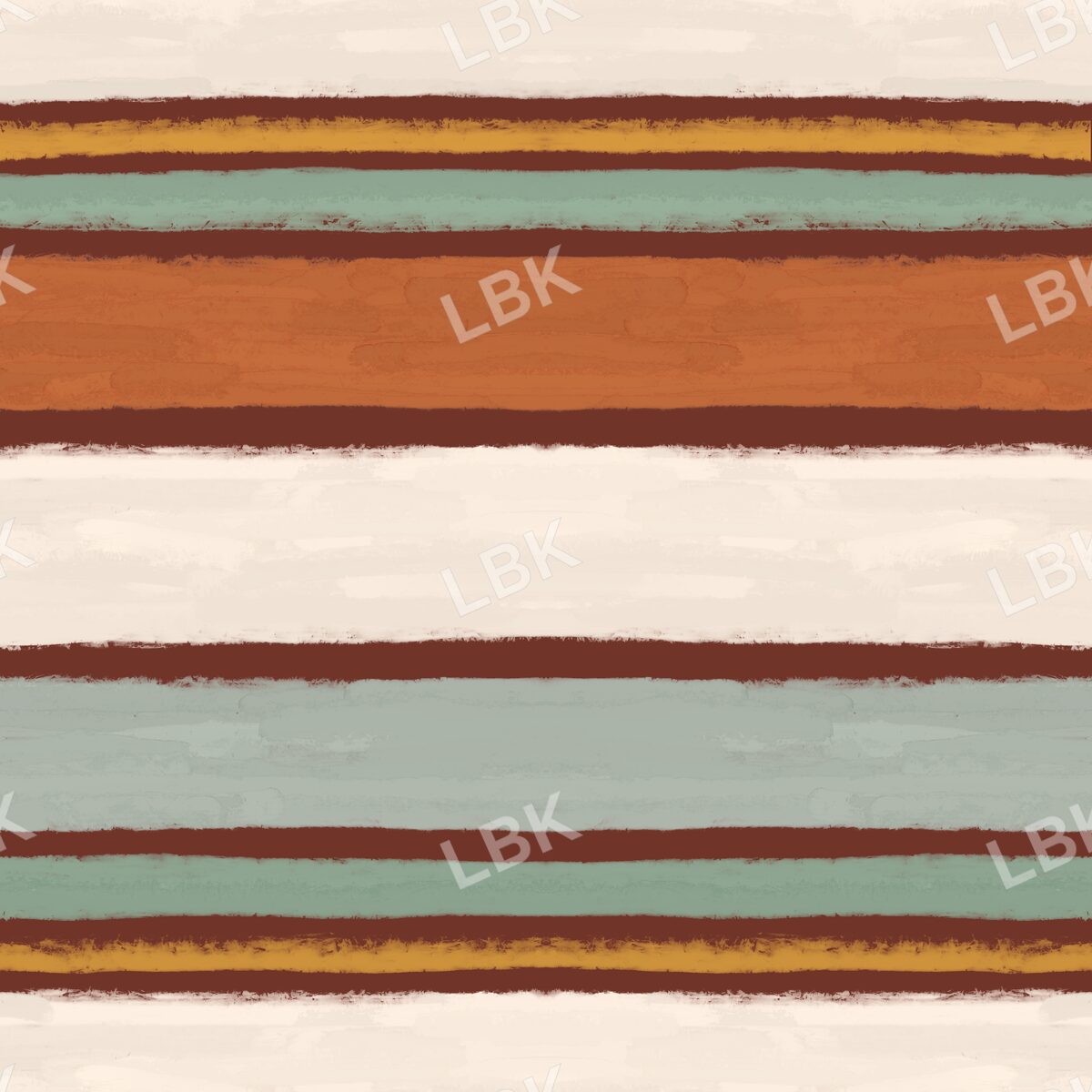 Rustic painted stripe mahogany