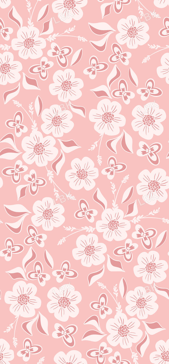 Hoppy Easter Tonal Floral Peach