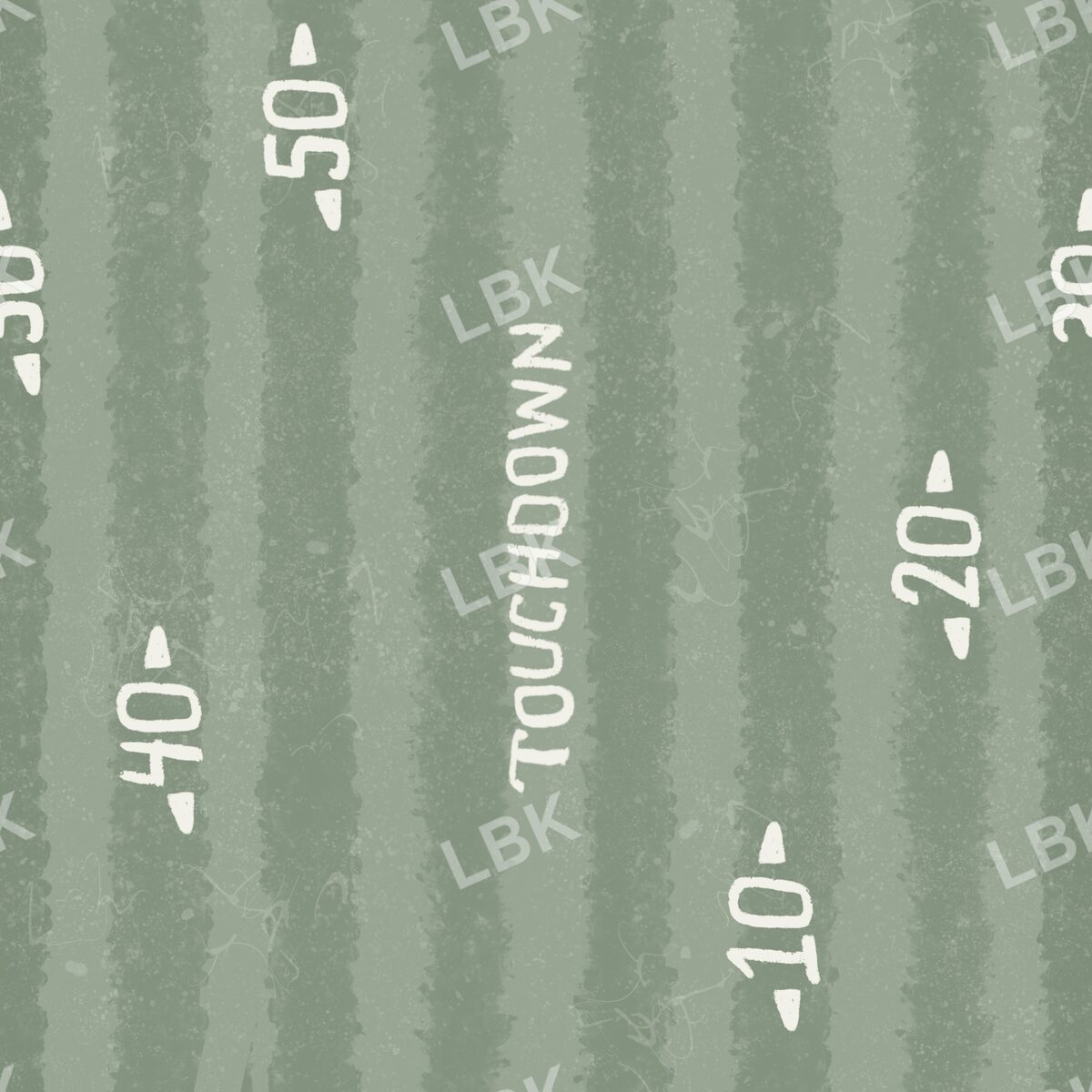 Dark sage touchdown stripe
