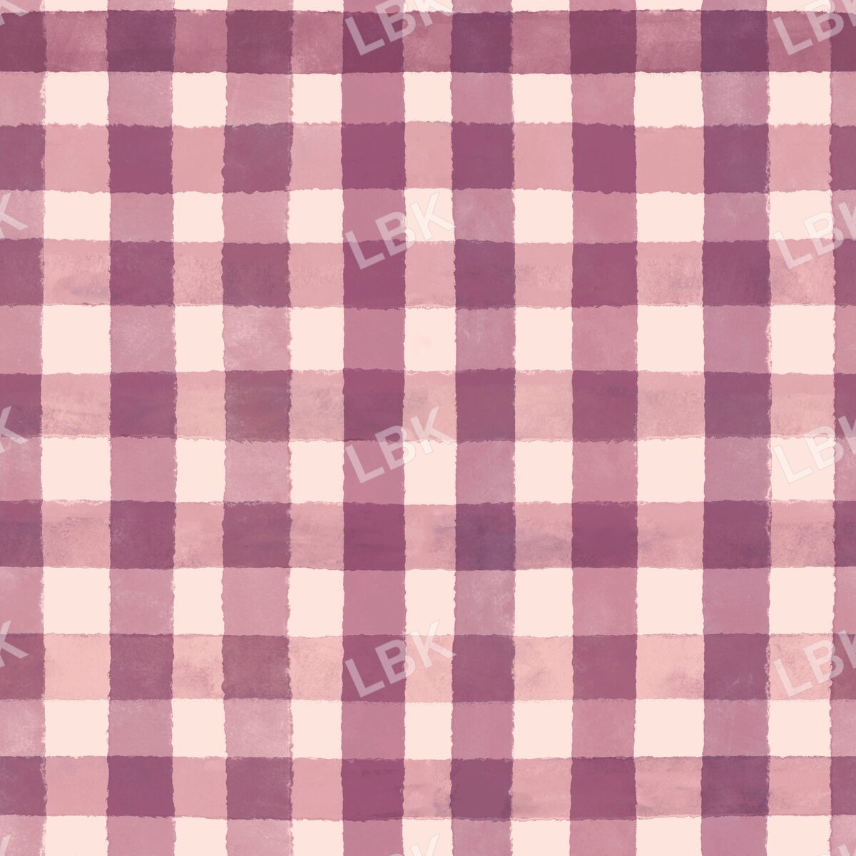 Fall harvest gingham - mauve/blush