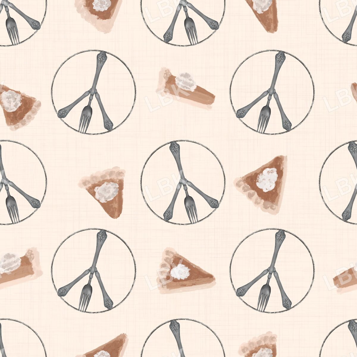 Peace and Pie cream