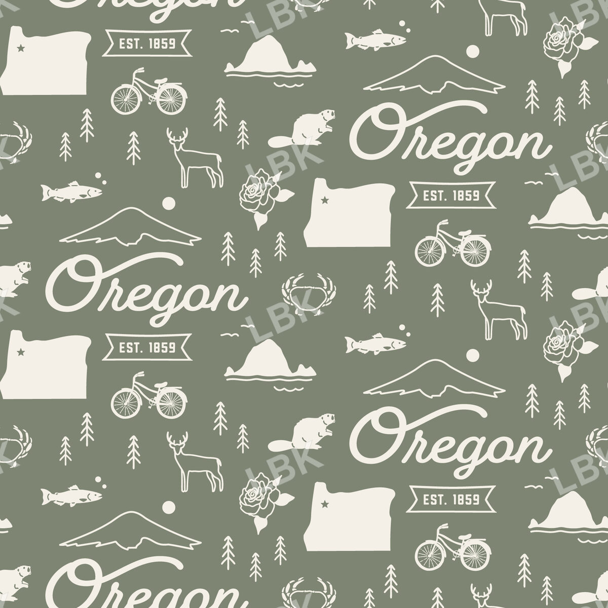 Oregon-sage green