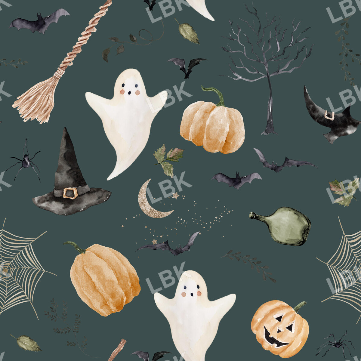 Spells and Spirits Halloween on Juniper Teal