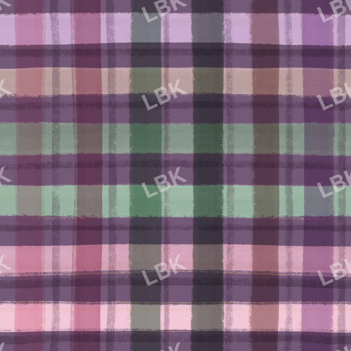 Purple autumn multi plaid