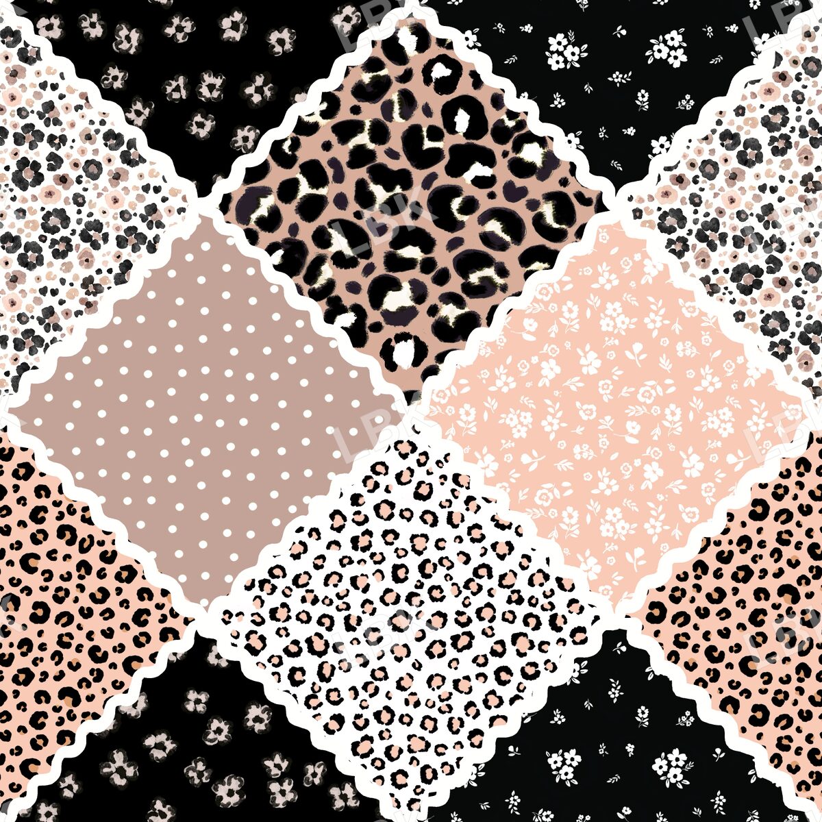 Wild side Rick rack patchwork