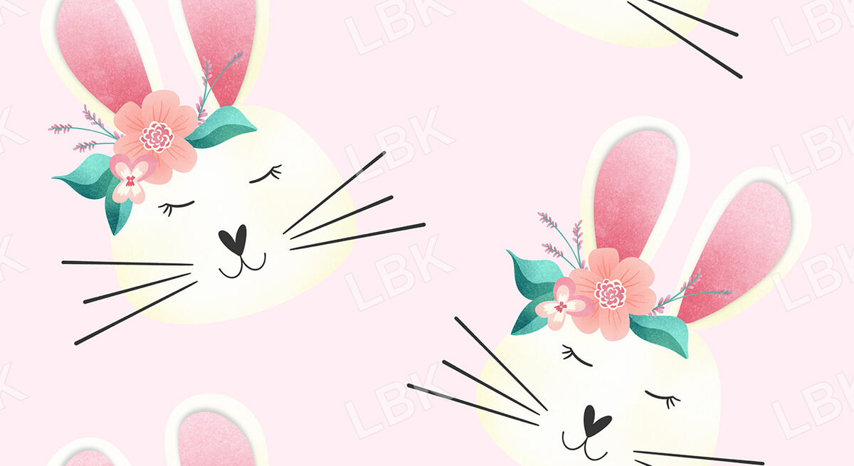 Hoppy Easter Honey Bunny Pink
