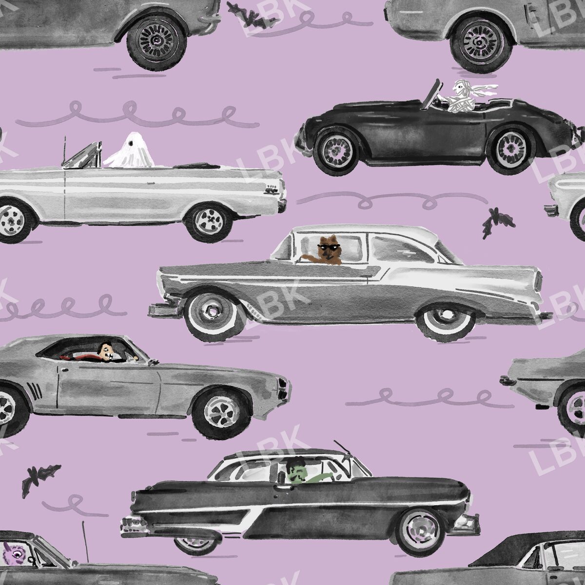 Monster Motor Club phantom purple