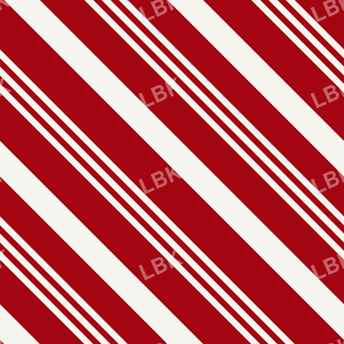 Classic Christmas Candy Cane Stripe Red