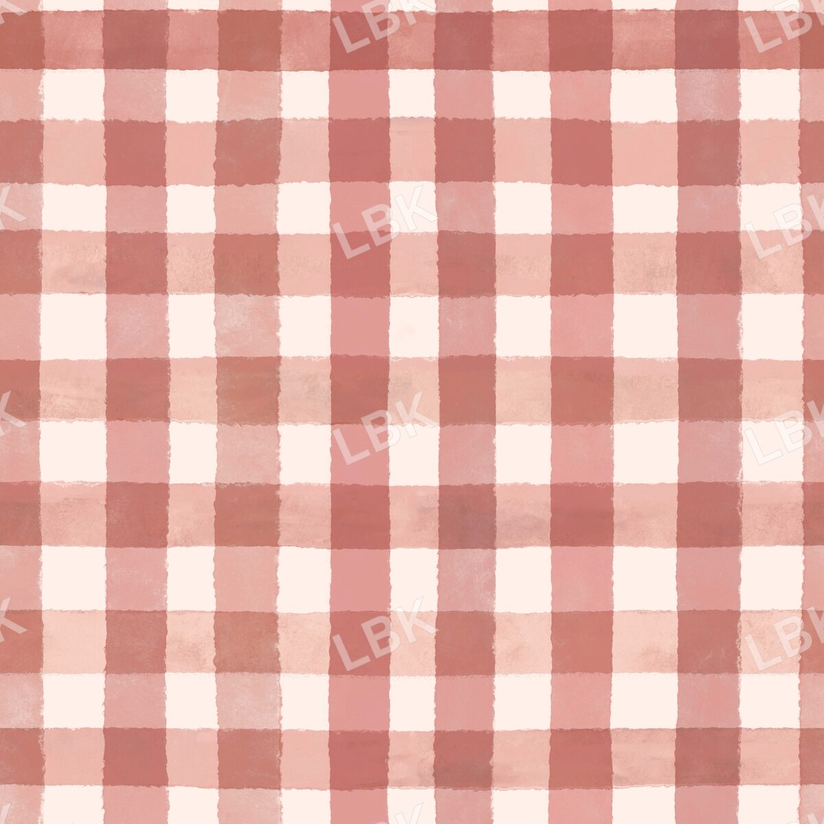 Terra cotta gingham
