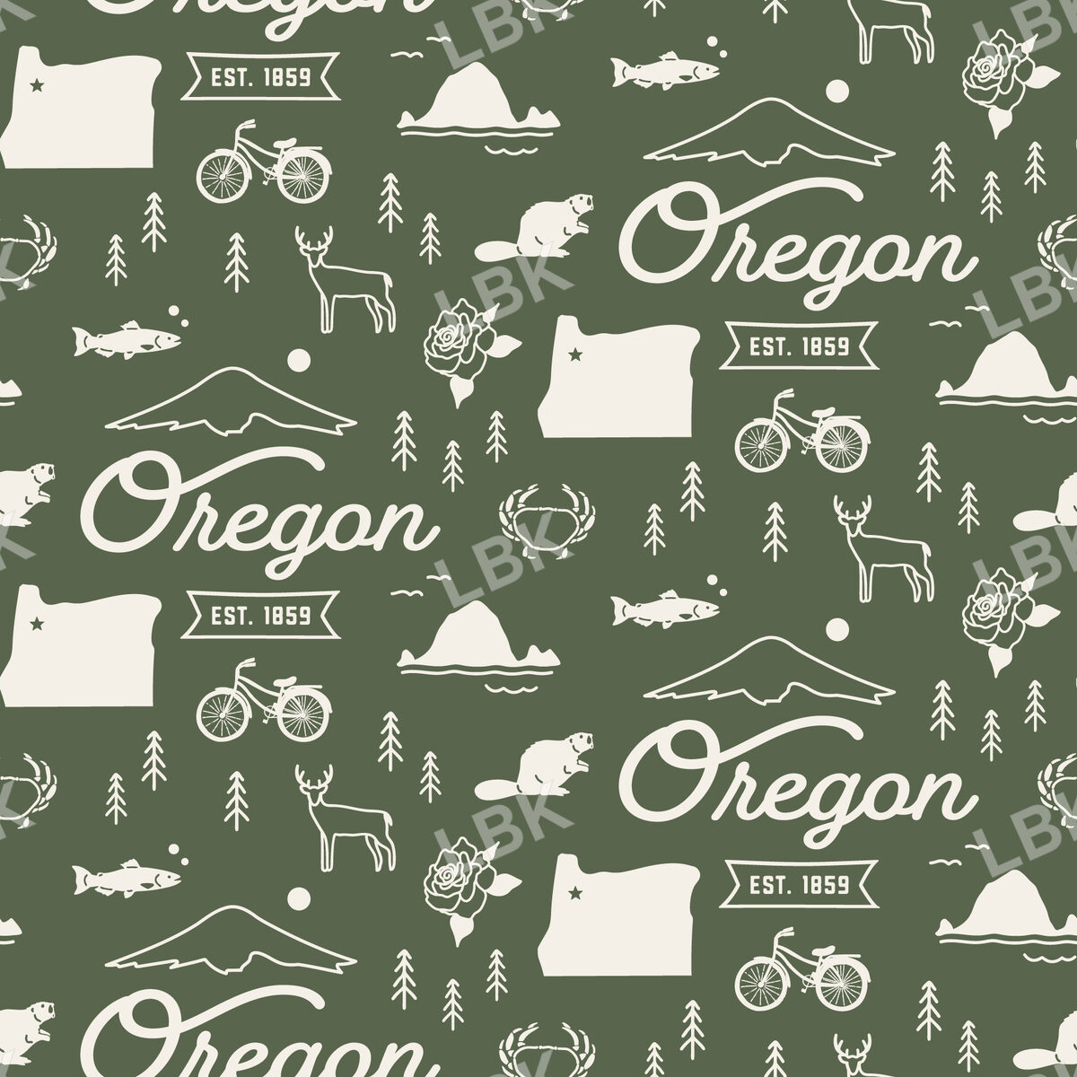 Oregon-forest green