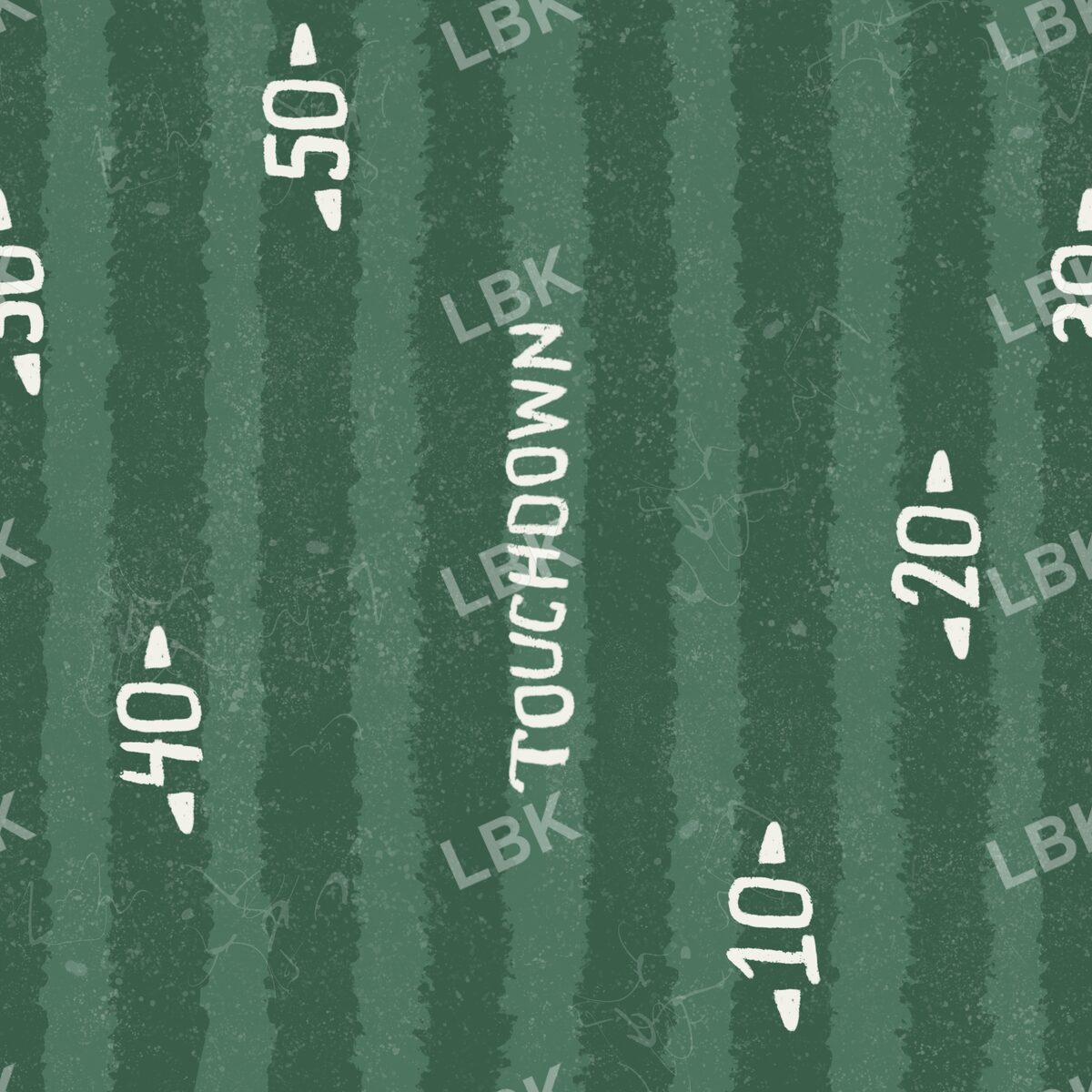Dark green touchdown stripe