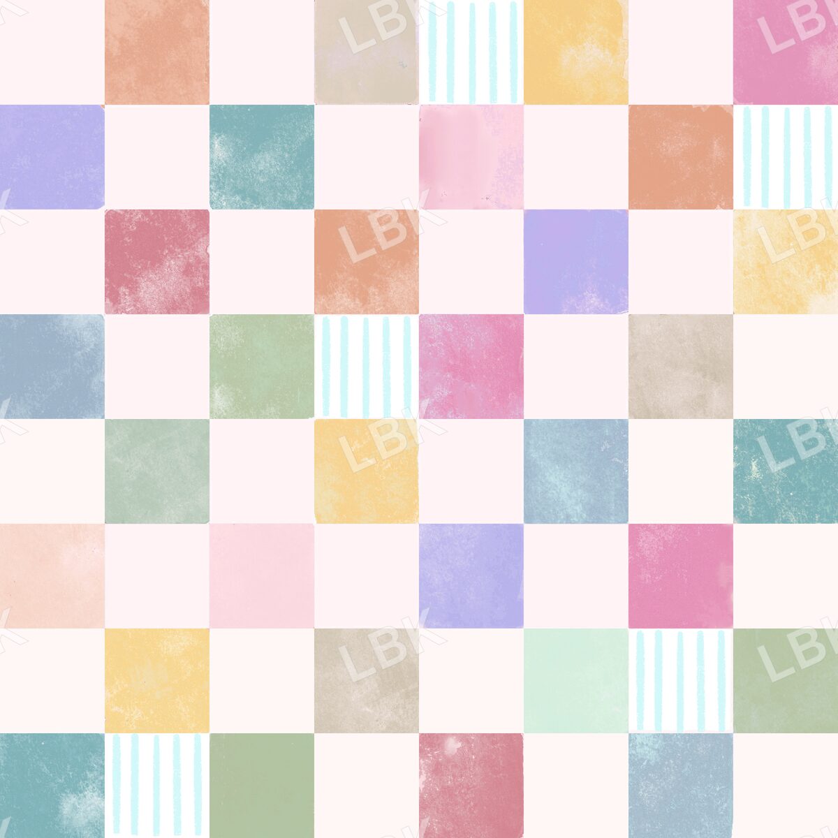 School multi checker pink