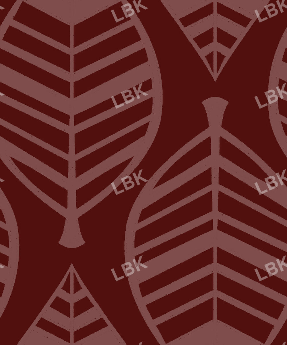 Fall Y'all Stencil Leaf Maroon