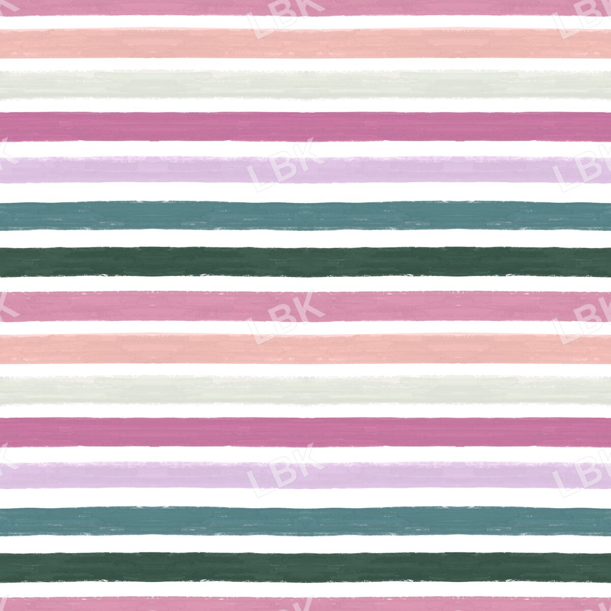 Colorfall floral stripe jewel tone
