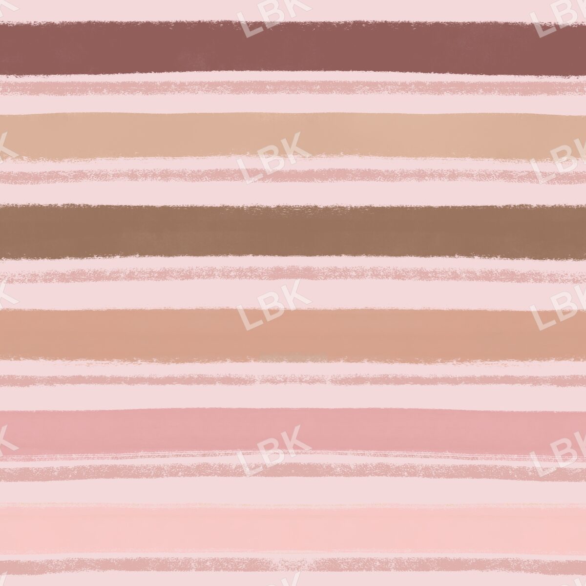 Terra cotta pink autumn multi stripe