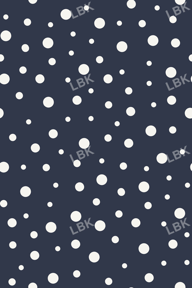 Winter Fox Dot Navy
