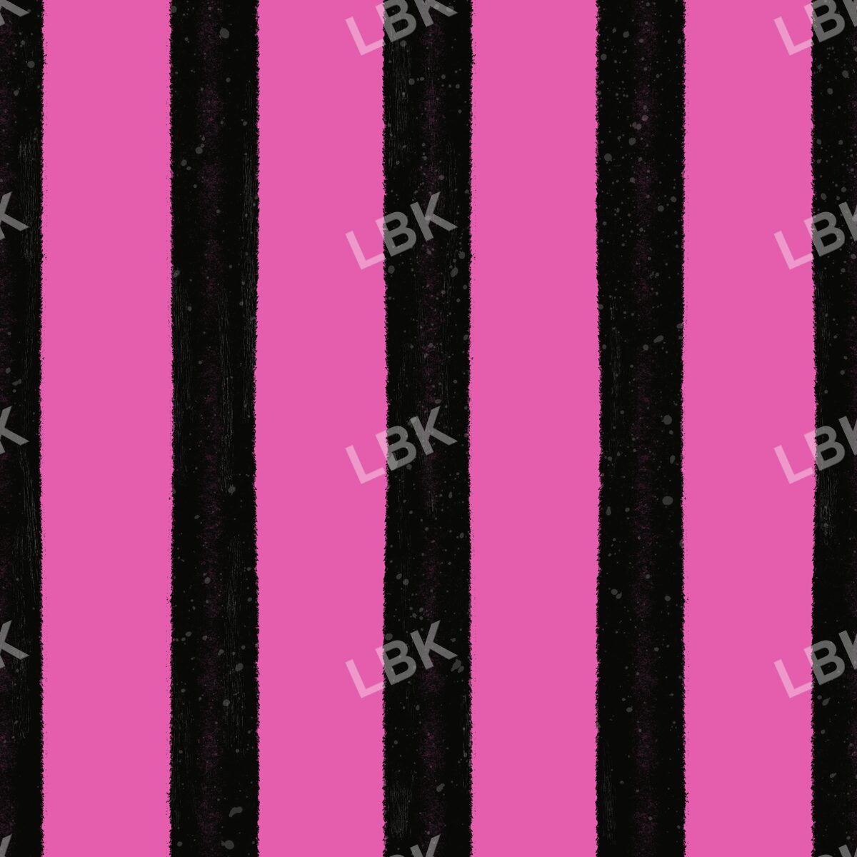 Vertical hand drawn stripe black and pink