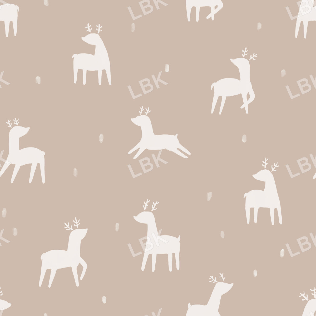 Prancing Deer-Beige