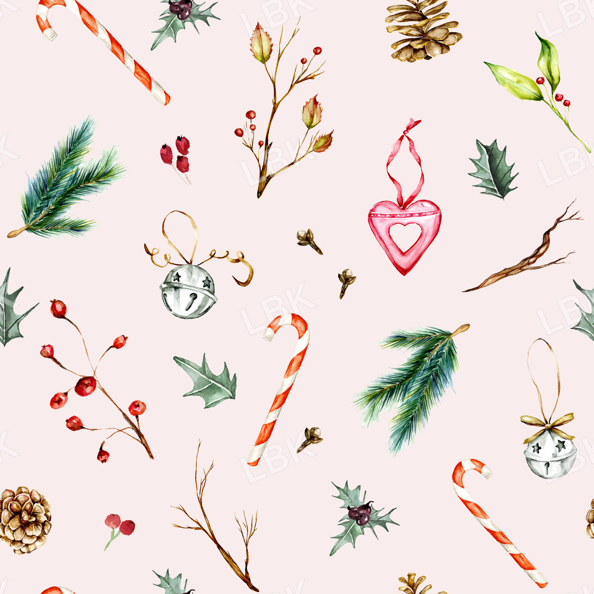 Winter Holidays on Fantasy Pink
